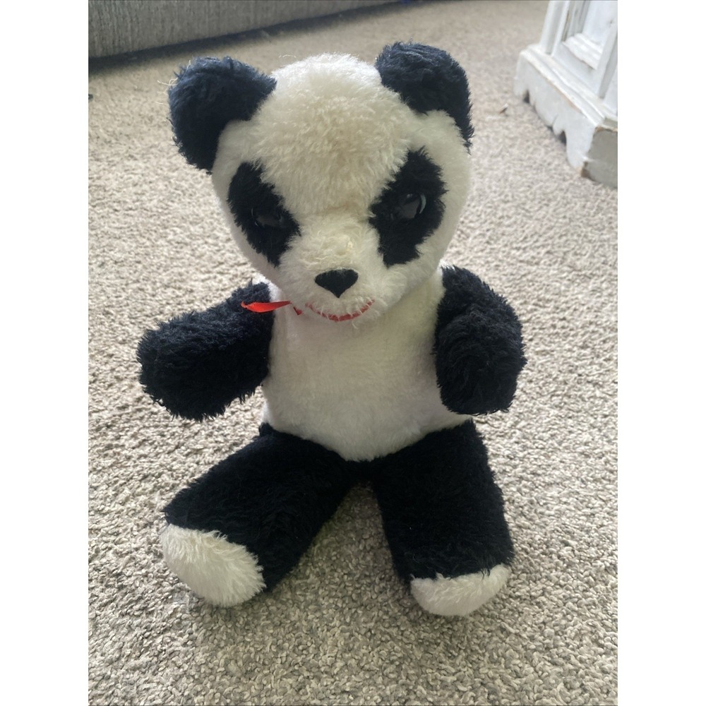 Vintage Panda‎ Bear Plush   "Pride of America" Cuddle Toys Styled by DOUGLAS